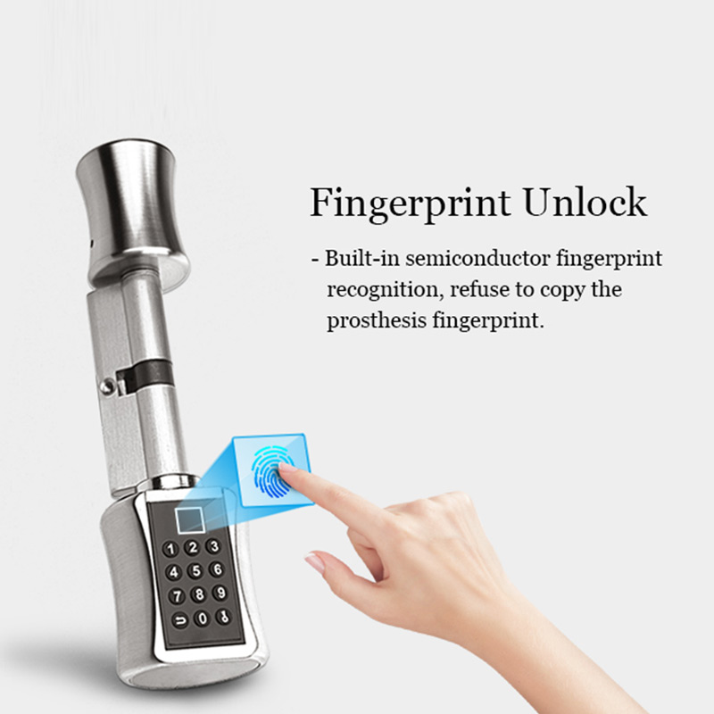 Fingerprint Smart Cylinder Loc - Airbnb Smart Home ulasan dan harga