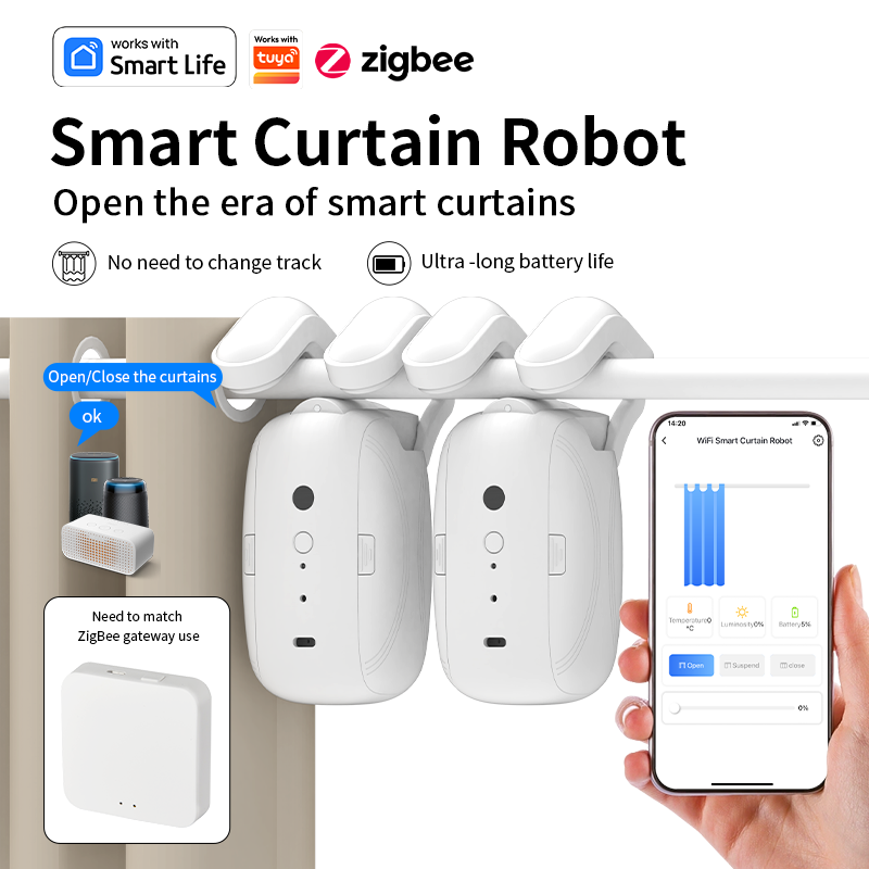 Zigbee Smart Curtain Driver Ro - Curtain Motor ulasan dan harga