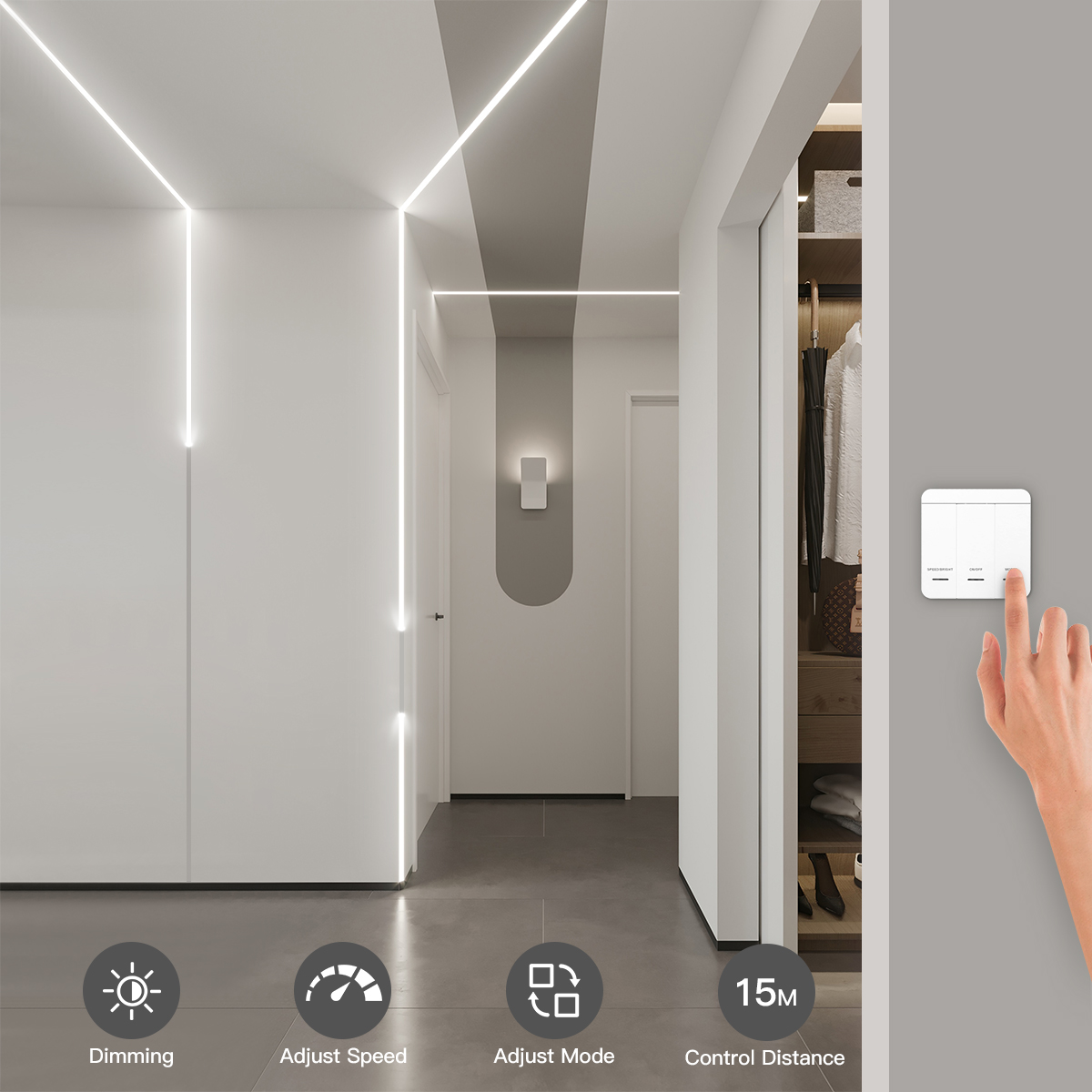 Smart Addressable Pixel WS2811 - Smart Home Living Room ulasan dan harga