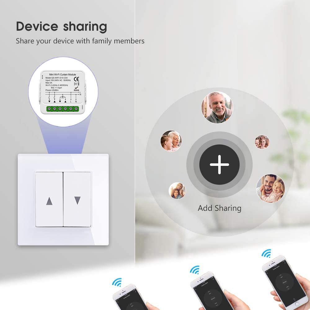 Tuya WiFi Zigbee Smart Curtain - Curtain Motor ulasan dan harga