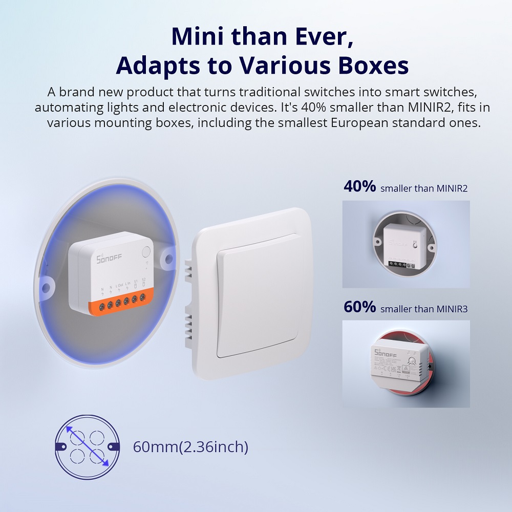 Sonoff Mini R4 Extreme Wifi Sm - Smart Home Web ulasan dan harga