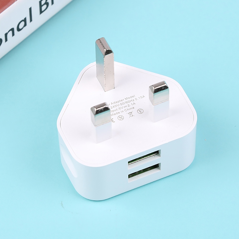 2in1 USB UK Plug 3 Pin Wall Ch - Smart Home Xiaomi ulasan dan harga